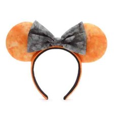 Disney Store Minnie Mouse Halloween Ears Headband - Orange - BNWT - RRP £26