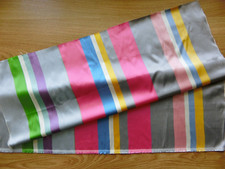 Silver Barcode Stripe Jacquard