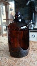 Brown Glass Demijohn