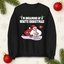 Funny White Christmas Santa