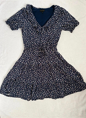 Phase eight blue - floral, v-neck