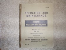 Indian model 741 Operation &