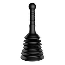 Heavy Duty Rubber Sink Toilet Drain Bath Plunger Unblocker Bathroom Kitchen