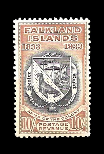 Falkland isl 1933 centenary - isl,