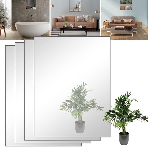 4pcs mirror tiles wall - 4pcs,