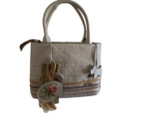 Small Radley Grab Bag Lilac, Pastels with Brooches and Tags