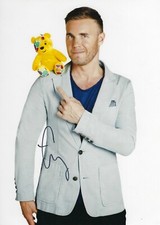 GARY BARLOW TAKE THAT SIGNED 10x8 PHOTOGRAPH  UACC & AFTAL RD AUTOGRAPH