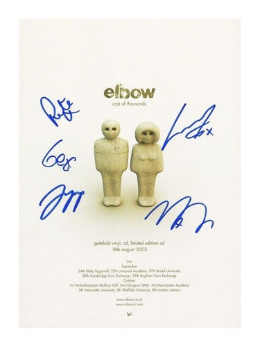 Elbow entire group autographed - entire,