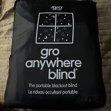 Grobag Gro Anywhere Portable Blackout Blind SUCTION CUP STAR&MOON Travel Vgc