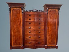 A Good Large Figured Mahogany
