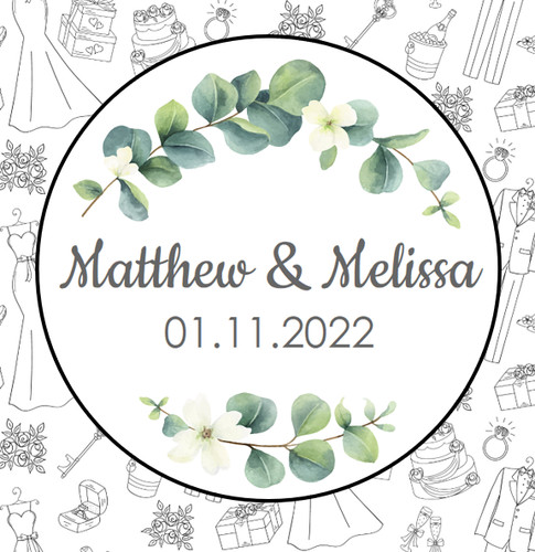 Personalised wedding - 70, x