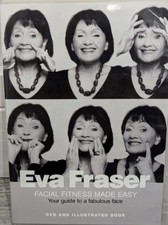 EVA FRASER DVD & BOOK FACIAL FITNESS OOP RARE BEAUTY WRINKLES MASSAGE EXERCISE 
