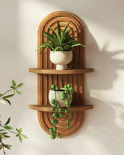 Bamworld Boho Wall Decor Brown