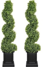 Artificial Boxwood Topiary for Auction 3.5Ft Tall Set of 2 