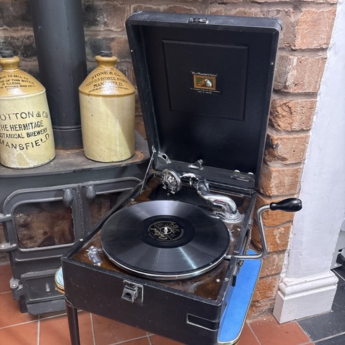 Vintage hmv 102 hand crank - vintage,