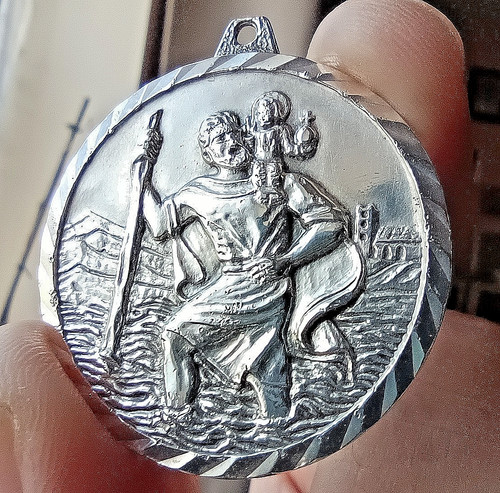 Large heavy solid - silver, st