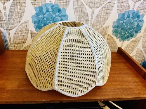 Vintage 1970s rattan wicker - rattan,