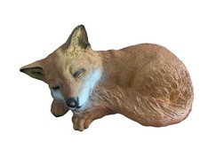 Sleeping Fox Ornament Indoor Or Outdoor Sculpture