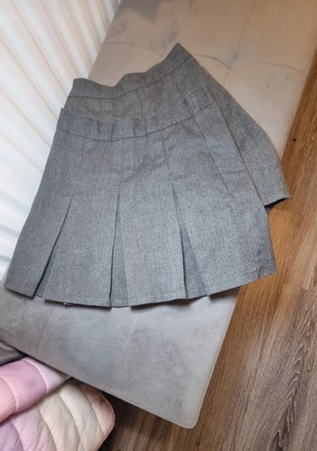 Girls grey school skirt 2 - grey,