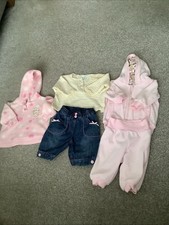 Girls Baby Pink Clothing Bundle Ages 0-4 Months