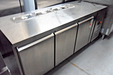 Fridge 3x Door Prep Counter Atosa EPF3432GR Gastronorms Castors Recon Equipment