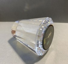 Swarovski Crystal Desk clock believed Anna Gili designed dial 