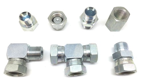 Hydraulic adaptors male - adaptors,