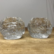 Pair Kosta Boda Sweden Votive