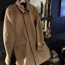 SUPERDRY MEN COAT-LARGE-61% WOOL BLEND-BNWT+FREE BNWT HOBBS DRESS