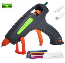 3.7V 30W Cordless Hot Melt Glue Gun For Crafts&Tools 7*100MM Sticks