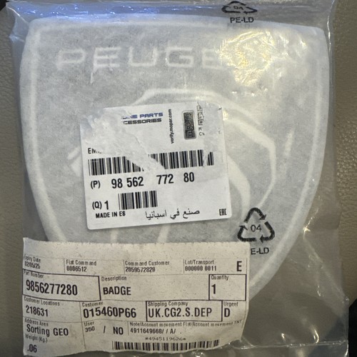 Genuine new peugeot - new,