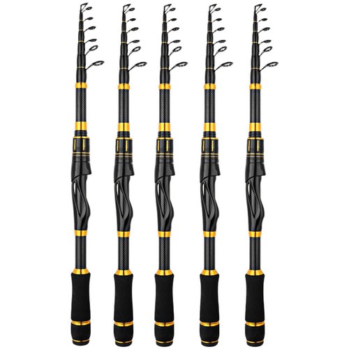 Carbon telescopic fishing rod - fishing,