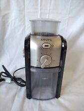 KRUPS burr grinder GVX2 COFFEE GRINDER Working