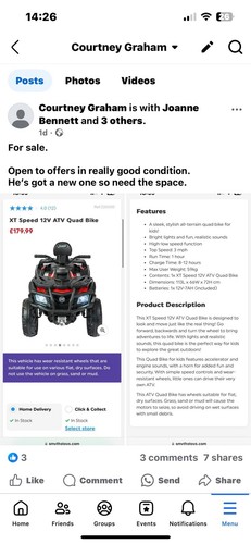 Big kids ride quad bike - kids,