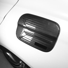 Carbon Fiber ABS Fuel Tank Gas Cap Door Lid Cover Trim For Genesis G70 2019-2025