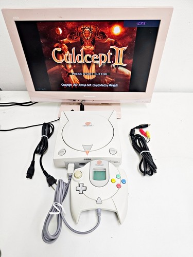 Sega dreamcast white console - sega,
