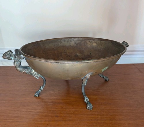 Antique brass jardinière - brass,