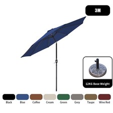 2.5m 2.7m 3m Garden Parasol