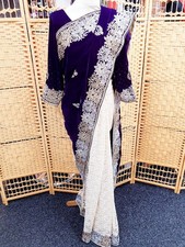 Stylish Stone Saree Party Wear