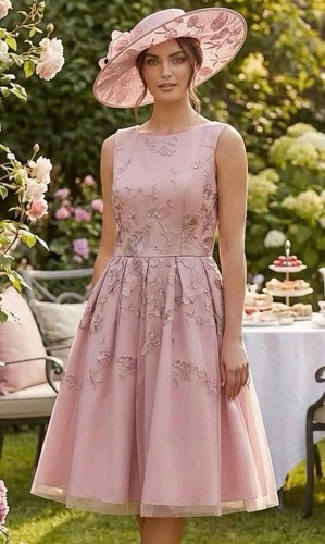 Chi london pink dress - chi,