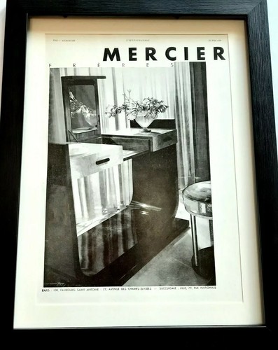 Art deco advert mercier paris - art,