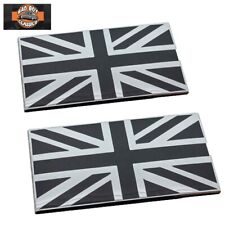 Union Jack Enamel Badge Black