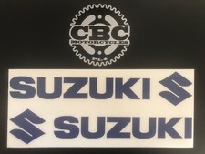 Suzuki fairing decals stickers - Race bike track road - Blue - GSXR SV SRAD etc