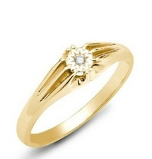 9ct Yellow Gold Gents Natural