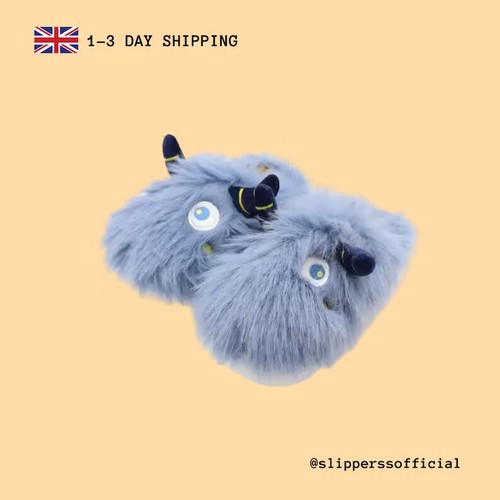 Blue monster slippers - blue,