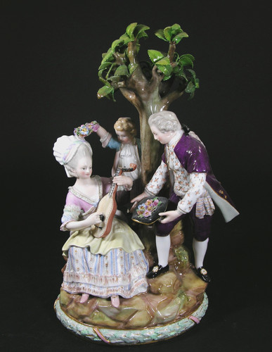 Meissen figure d95 gardner - meissen,
