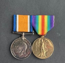 WW1 Officers Medal Pair Coysh