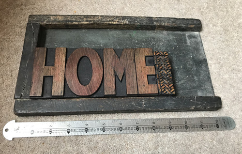 Letterpress wood - 3",