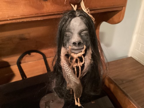 Museum quality shrunken head - museum,