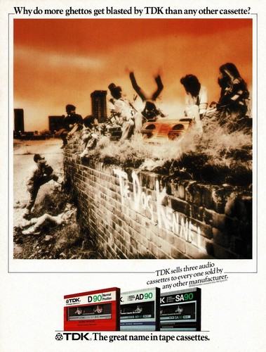 1980s vintage tdk audio tape - 1980s,